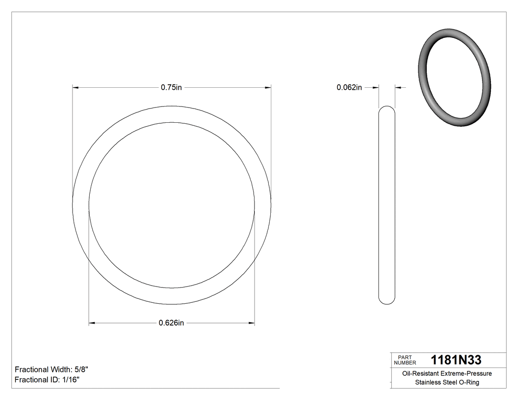 Technical drawing - 1181N33